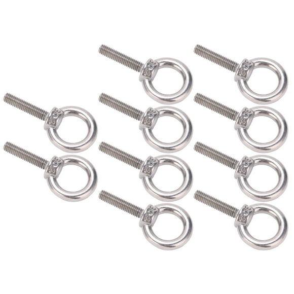 Eye Screw Bolt, 10Pcs Stable Eye Bolt for Electromechanical Products