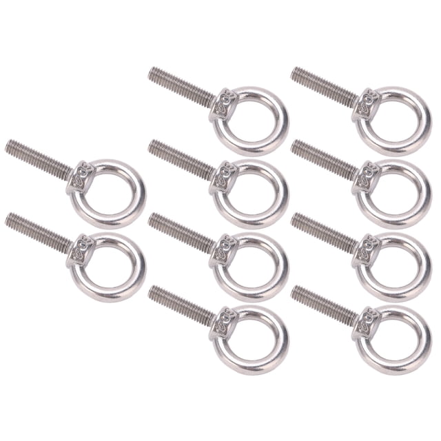 Perno De Ojo, Perno De Tornillo De Ojo M6x25 Práctico Acero Inoxidable 304 Para Maquinaria Y Equipo