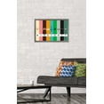 thumbnail image 2 of Minecraft - Pixel Bars Wall Poster, 14.725" x 22.375" Framed, 2 of 6