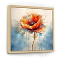 thumbnail image 2 of Designart "Dance Of Vibrant Red Poppies" Poppy Floater Framed Wall Art Prints, 2 of 5