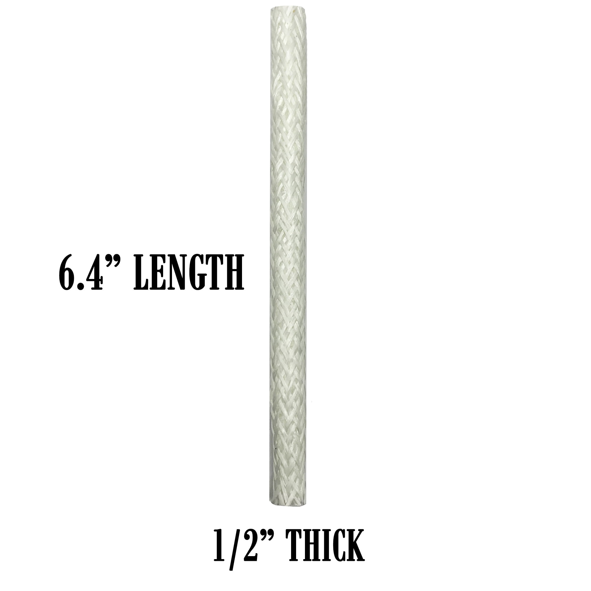 Seraphic Fiberglass Replacement Wicks for Glass Tabletop Torches, Pack of 12