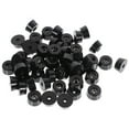 thumbnail image 1 of Miangastore Cabinet Rubber Bumpers Black 50Pcs 0.9In, 1 of 8