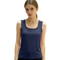 thumbnail image 2 of JIANLAI Women Ribbed Sleeveless Tank Top, Crew Neck Casual Basic Knit, Lightweight Summer Undershirt, 2 of 6