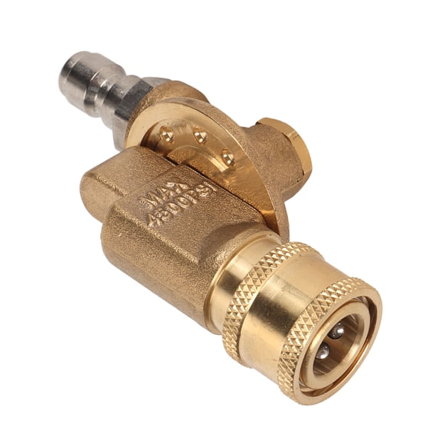 Acoplador Pivotante De Conexión Rápida, Boquilla De Lavado A Presión Ajustable De 4500 Psi Con Adaptador De Latón Para Herramientas Limpias, Suministros De Jardín, Acopladores