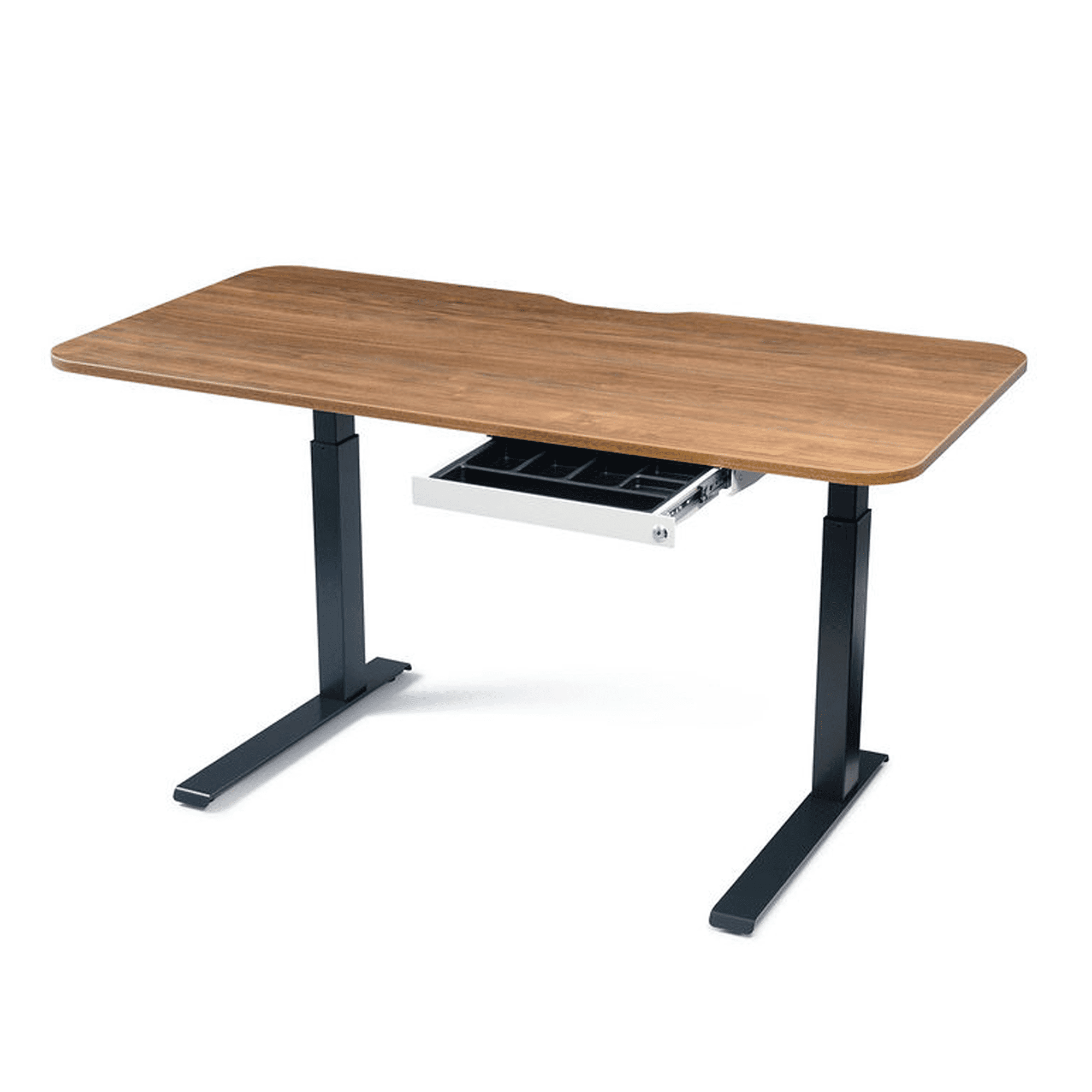 PERFECT POSTURE max under desk storage drawer with lock, large 16.2" x 9.3" (White)