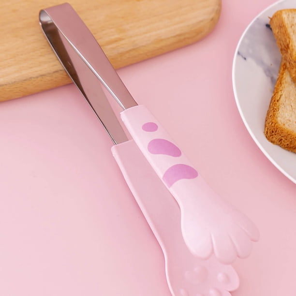 Pinzas para alimentos Jadeshay Pinza para cocinar de acero inoxidable y resina A
