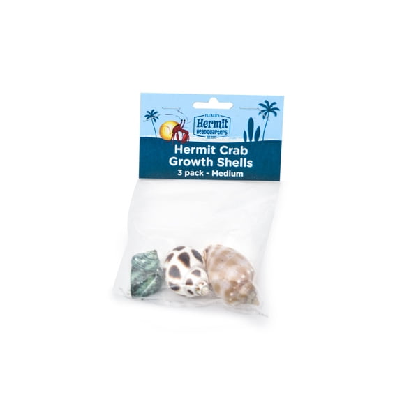 Fluker's Hermit Crab Growth Shells, Medium (Pack of 3)