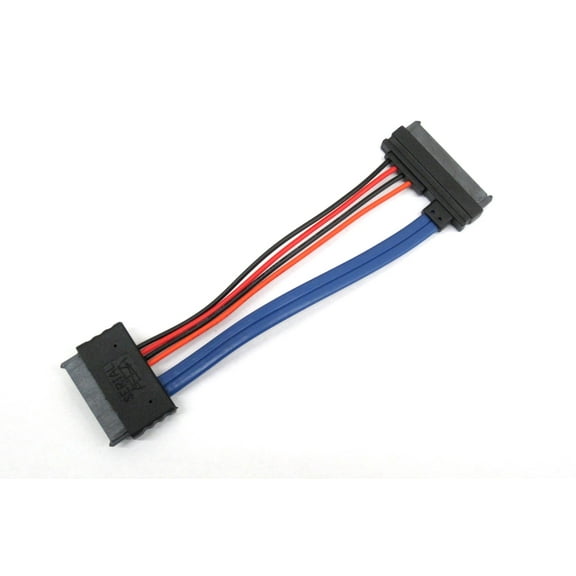 Micro SATA 16 Pin Female to 22 Pin SATA III Angled Female Cable - 6 Inches