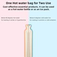 thumbnail image 5 of Bolsa de agua caliente con funda suave (2 litros) Bolsa de agua caliente clásica para aliviar el dolor, cuello, hombros y rodillas, calentador de pies, reumatismo, 5 of 5