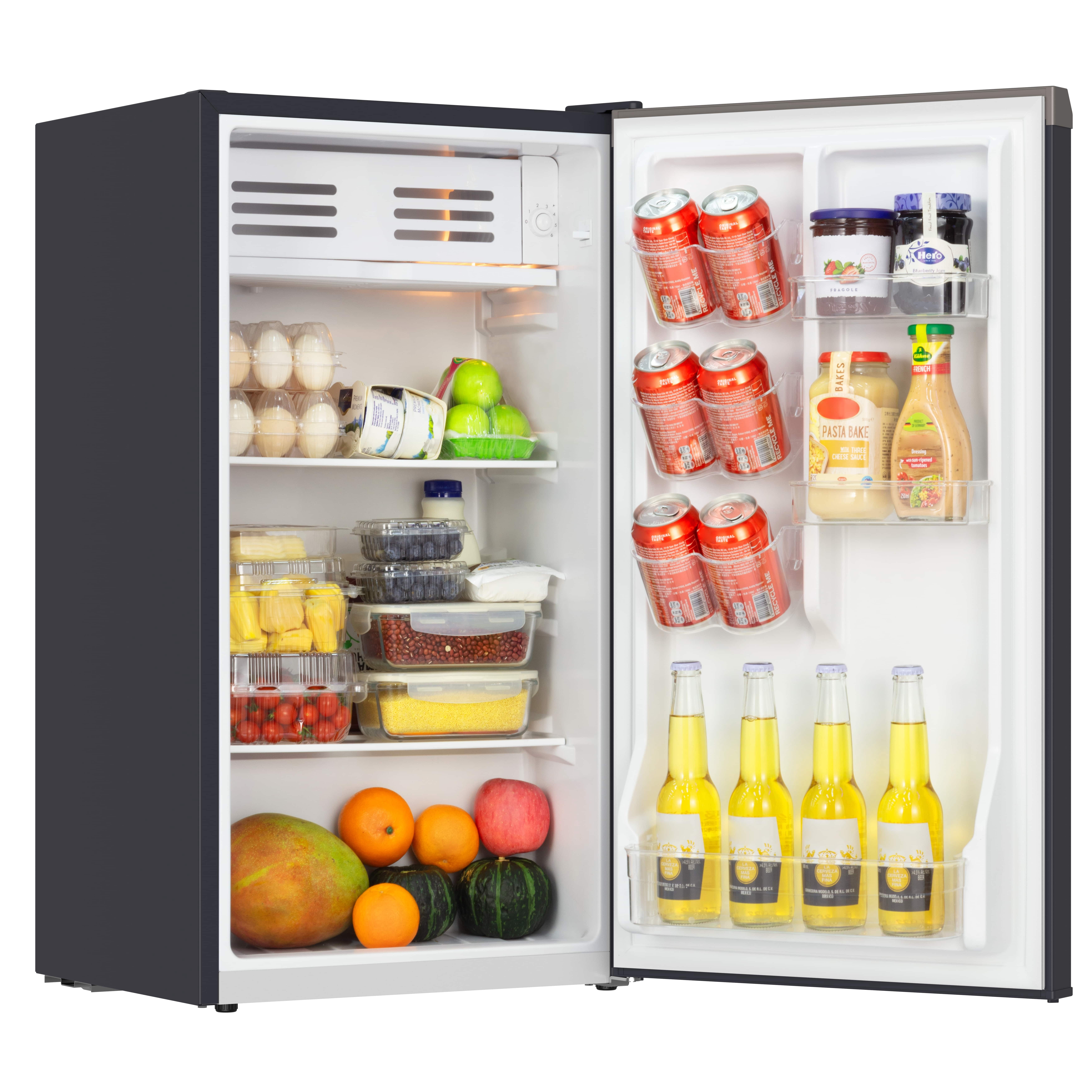 Frigidaire 3.2 Cu. ft. Compact Refrigerator with Chiller Compartment, Mini Fridge for Office, Bedroom, Dorm Room or Cabin, Slate