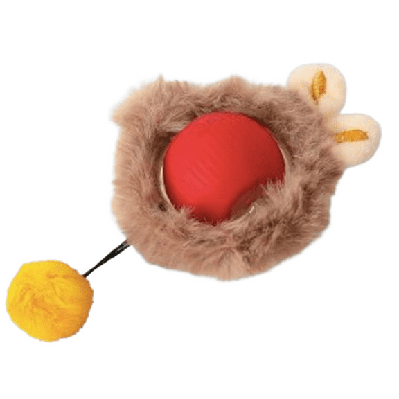 Peppy Pet Balls, Automatic Cats Ball, Indoor Cats Moving Toy, Smart Balls Bouncing Rolling Ball for Kitten Red