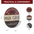 thumbnail image 3 of American Art Decor Bottle Cap Opener & Catcher Metal Wall Art Sign Man Cave - 14" x 14" x 3.25", 3 of 9