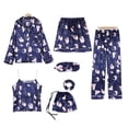 thumbnail image 4 of Conjunto de ropa de dormir de 7 piezas Traje de camisón estampado Pantalones cortos de chaleco de mujer con conjunto de pijama de niña con diadema, L Inevent AP000966-02, 4 of 7