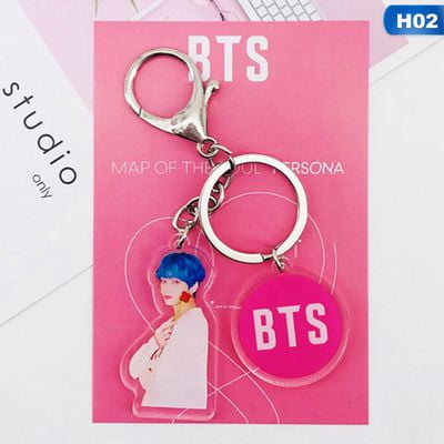 Acrylic Photo Keychain - Kpop BTS New Album MAP of The Soul : Persona Concept Photo Keychain Acrylic Creative Key Ring Human Form Transparent Hot Gift for A.R.M.Y.