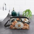 thumbnail image 6 of XMXT Large Capacity Makeup Bag, Blooming Floral Decorative Print Storage Bags Travel Toiletry Cosmetic Bag for Women Men, 6 of 9