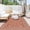 red/white, variant on 8*10ft Black and Gray Outdoor Rug,Waterproof Reversible Plastic Straw Patio Rug, 326GSM PP Woven Modern European Curly Grass Area Rug, Foldable Camping Mat for RV Deck Backyard Porch