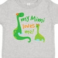 thumbnail image 4 of Inktastic My Mimi Loves Me Grandson Dinosaur Boys Toddler T-Shirt, 4 of 5