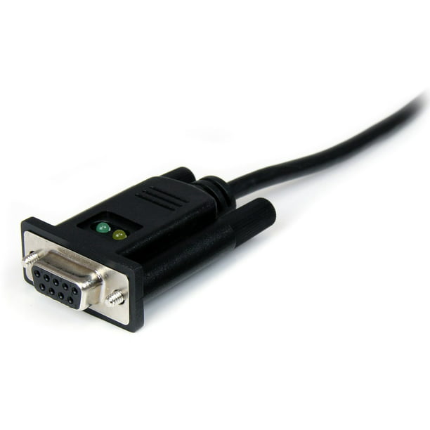 Startech Port to Null Modem RS232 DB9 Serial DCE Adapter Cable - Walmart.com