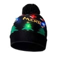 thumbnail image 3 of Sombrero de nieve de Navidad para adultos, sombrero de suéter para niños, sombrero de suéter de Navidad, recuerdos de fiesta para árbol de navidad negro jinwen Gorro de invierno, 3 of 7