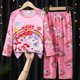 thumbnail image 1 of Disney Mickey Mouse Pajmas Set Anime Autumn Cotton Children Pyjamas for Boys and Girls Sets Kids Home Wear Casual Sleepwear SuitChina 10 (5T-6T) Gao Jinjia LED, 1 of 2