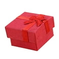 thumbnail image 3 of Guardurnaity Caja de regalo de 24 uds, bolsa de dulces de Chocolates personalizada, caja de joyería para pendientes, cajas de Navidad para bodas y Ropa, zapatos y accesorios Miscelánea Rojo, 3 of 5