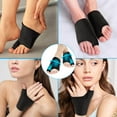 thumbnail image 3 of AMQTSLM 1 Pair Foot Ice Packs Big Toe for Bunion Gout Pain Relief, Reusable Hot & Cold Therapy Toe Ice Pack for Swelling, Sprained, Sport Injuries, Fasciitis, Post-Surgery Recovery, Black, 3 of 7