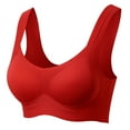 thumbnail image 3 of Bras for Women,Comfortable Large Thin Sagging Side Beauty Back Shining No Steel Ring Wrapping Bra - Supportive Stylish and Versatile Design,Sports Bras for Women,Red,XL, 3 of 4