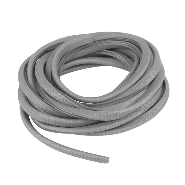 Tira De Sello Protector De Borde De Puerta Anti-Arañazos De 5M De Largo Rollo Gris