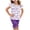 A03-Purple, variant on Xyant Toddler Baby Girl Summer Clothes Ruffle Sleeve Tops Plaid Linen Shorts Spring Infant Girl Outfits Sets (Black,3-4 Years)