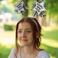 thumbnail image 4 of BEADCEST 2Pcs New Years Eve Party Headbands Assorted Color Plastic Costume Play Women, 4 of 5