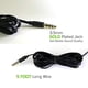 thumbnail image 3 of Cellet Premium Mono 3.5mm Auriculares manos libres con micrófono Boom- 5 pies de largo con Universal Compatible para Apple iPhone, Samsung, LG Motorola con entrada de conector para auriculares de audi, 3 of 3
