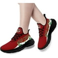 thumbnail image 7 of Coolcustomize Christmas Santa Claus Themed Sneakers for Men & Women - Comfortable Tennis Walking Shoes, Cushion Gym Sports Training Shoes, 7 of 7