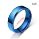 thumbnail image 4 of Jumpingount Anillo de banda Unisex aniversario estética esposa marido mano joyería novio novia presenta accesorios azul tamaño 12 Type3 NO3 Jumpingount  AP010324-31B, 4 of 6