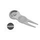 thumbnail image 1 of Outil de réparation de mottes de golf portable en métal, fourche de putting green avec marqueur de balle de golf (GOLF), 1 of 4