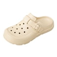 thumbnail image 7 of Rokment Womens Wide Width Clogs Orthopedic Arch Support Garden Shoes Waterproof Non Slip Closed Toe Backless Slippers Comfortable Beach Barefoot Water Sandals White Size 6.5, 7 of 7