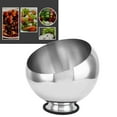 thumbnail image 4 of Tazón de salsa de buffet tazón de acero inoxidable de gran capacidad de acero inoxidable 304 resistente al desgaste para cocina sala de estar restaurante etc ANGGREK Otros, 4 of 8