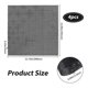thumbnail image 2 of Plastic Canvas Sheets Square Mesh Sheets Black Plastic Needlepoint, 2 of 5