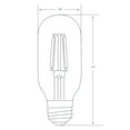 thumbnail image 3 of Feit Electric 4 Watt (40W Equivalent) Original Vintage Soft White LED Light Bulb, T14, E26, Dimmable, 3 of 7