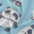 thumbnail image 2 of Coolnut 60" Panda Round Tablecloth, Waterproof Spillproof Polyester Fabric Table Cover with Zipper Umbrella Hole for Outdoor Patio Garden Dining Party, 2 of 7