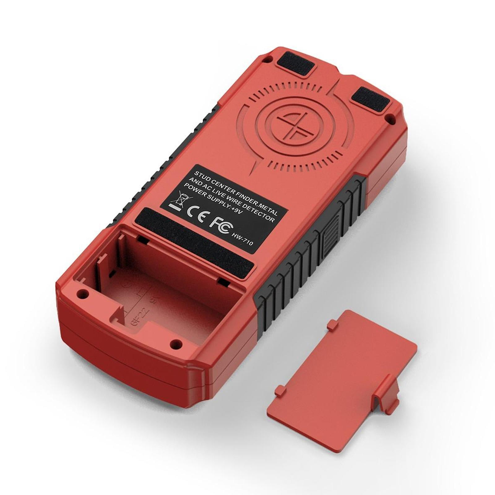 Bothyi 5 in 1 Wall Scanner Auto Calibration 15x6.7x3cm with Audio Alarm Red