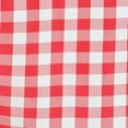 thumbnail image 2 of Balsa Circle 70" x 70" Square Gingham Checkered Polyester Tablecloth Black and White, 2 of 8