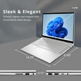 thumbnail image 5 of HP Envy x360 2-in-1 15.6" FHD Touchscreen Laptop, Intel Core i7-1260p, 16GB RAM, 1TB SSD, Backlit KB, HD Webcam, Intel Iris Xe Graphics, Wi-Fi, Bluetooth, Win 11 Pro, Silver, 32GB USB Card, 5 of 9