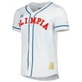 thumbnail image 2 of Men's Umbro White Club Deportivo Olimpia Baseball Jersey, 2 of 3