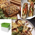 thumbnail image 2 of Prensa de Tofu, molde de plástico artesanal, transformación de soja, caja de drenaje de prensa elegante casera, pequeña bandeja de cocina para el hogar, 2 of 5