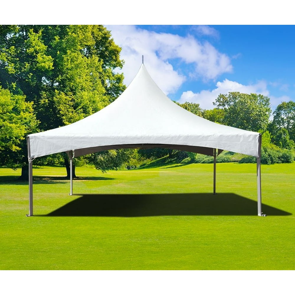 20x30 Outdoor Wedding Event Party Canopy Frame Tent, White Twin Tube