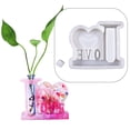 thumbnail image 4 of Molde de silicona para jabón con forma de corazón, ideal para manualidades y decoración. amor 1, 4 of 8