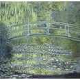 thumbnail image 2 of Monet, Claude 15x15 White Modern Wood Framed Museum Art Print Titled - Japanese Bridge, 2 of 4