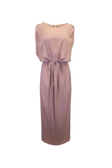 strapless open back dress Pink Summer dress
