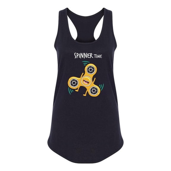 Spinner Time Racerback Tank Women -Image by Shutterstock, Female Medium