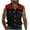 Red, variant on YFNNUP Mens Sleeveless Shirts 2025 Fashion Color Block Button Down Tank Tops Summer Collared Western Tops with Pockets